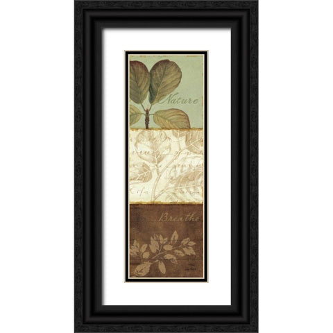Forest Walk Panel I Black Ornate Wood Framed Art Print with Double Matting by Audit, Lisa