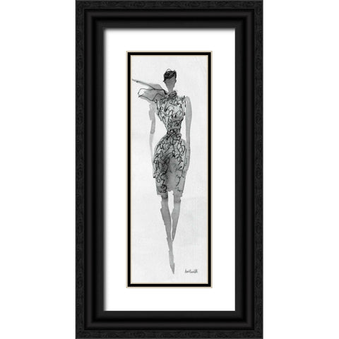 Fashion Sketchbook VIII Black Ornate Wood Framed Art Print with Double Matting by Tavoletti, Anne