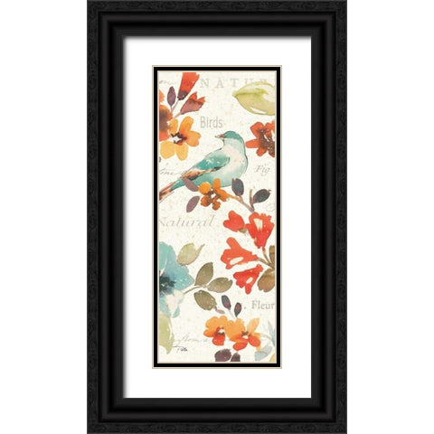 Natures Palette Panel II Black Ornate Wood Framed Art Print with Double Matting by Pela