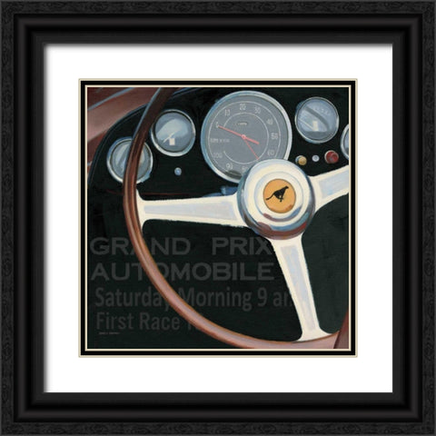 RPM I with Words Black Ornate Wood Framed Art Print with Double Matting by Fabiano, Marco