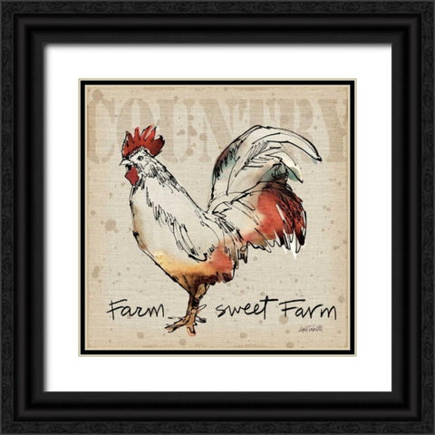 Farm Life V Black Ornate Wood Framed Art Print with Double Matting by Tavoletti, Anne