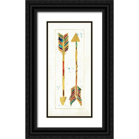 Beautiful Arrows II Black Ornate Wood Framed Art Print with Double Matting by Pela Studio