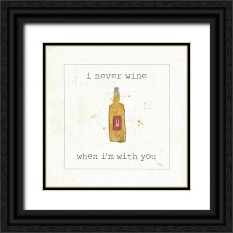 Flavor Notes IV Black Ornate Wood Framed Art Print with Double Matting by Pela Studio