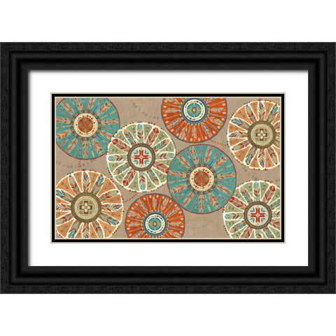 Southwest at Heart XII Black Ornate Wood Framed Art Print with Double Matting by Charron, Veronique