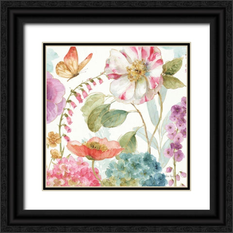 Rainbow Seeds Flowers II Black Ornate Wood Framed Art Print with Double Matting by Audit, Lisa