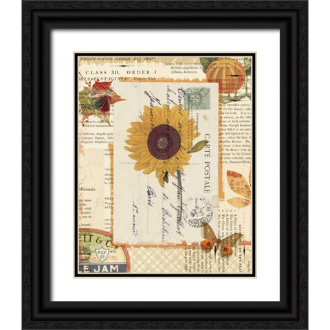 Falling for Fall II Black Ornate Wood Framed Art Print with Double Matting by Pertiet, Katie