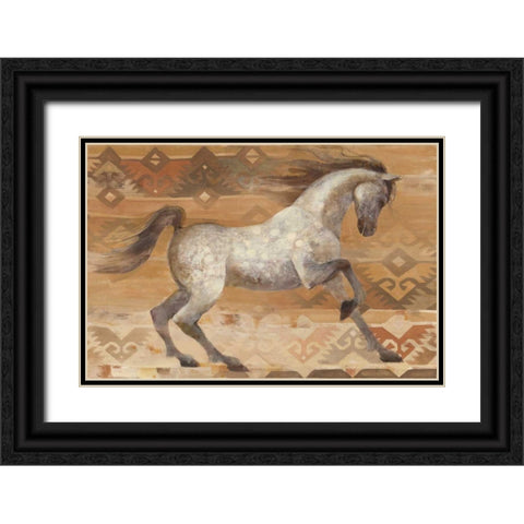 Grand Entrance Southwest Black Ornate Wood Framed Art Print with Double Matting by Hristova, Albena