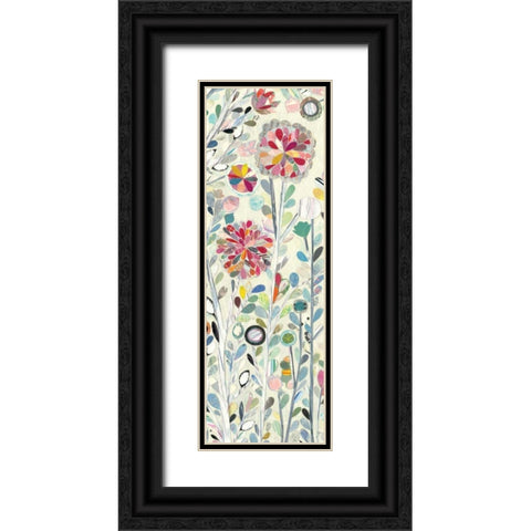 Spring Blossoms III Black Ornate Wood Framed Art Print with Double Matting by Boggs, Candra