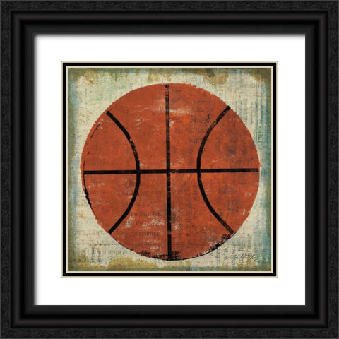 Ball II Black Ornate Wood Framed Art Print with Double Matting by Mullan, Michael