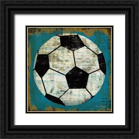 Ball IV Black Ornate Wood Framed Art Print with Double Matting by Mullan, Michael