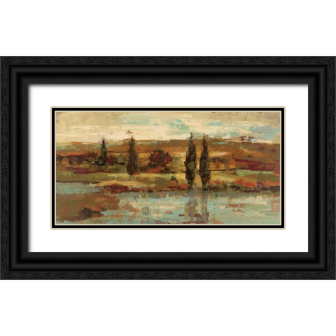 Hot Day by the River Black Ornate Wood Framed Art Print with Double Matting by Vassileva, Silvia