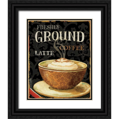 Today s Coffee II Black Ornate Wood Framed Art Print with Double Matting by Audit, Lisa