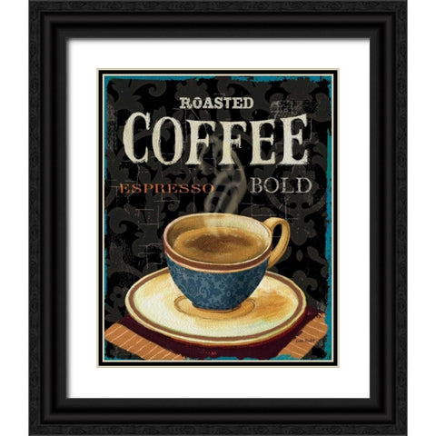Today s Coffee IV Black Ornate Wood Framed Art Print with Double Matting by Audit, Lisa