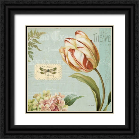 Mothers Treasure II Black Ornate Wood Framed Art Print with Double Matting by Audit, Lisa