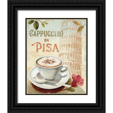 Cafe in Europe IV Black Ornate Wood Framed Art Print with Double Matting by Audit, Lisa