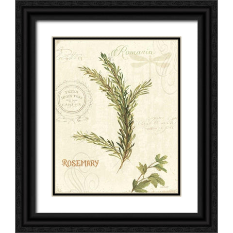 Aromantique II Black Ornate Wood Framed Art Print with Double Matting by Audit, Lisa