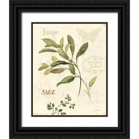 Aromantique IV Black Ornate Wood Framed Art Print with Double Matting by Audit, Lisa