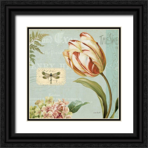 Mothers Treasure II Black Ornate Wood Framed Art Print with Double Matting by Audit, Lisa