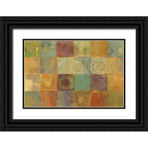 Sidewalk Black Ornate Wood Framed Art Print with Double Matting by Vassileva, Silvia