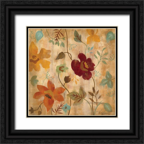 Antique Embroidery I Black Ornate Wood Framed Art Print with Double Matting by Vassileva, Silvia