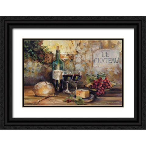 Le Chateau - WAG Black Ornate Wood Framed Art Print with Double Matting by Hageman, Marilyn