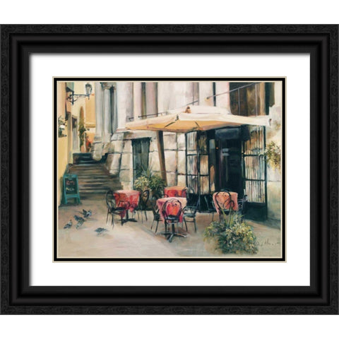 Wine Cellar in Vincenza Black Ornate Wood Framed Art Print with Double Matting by Hageman, Marilyn