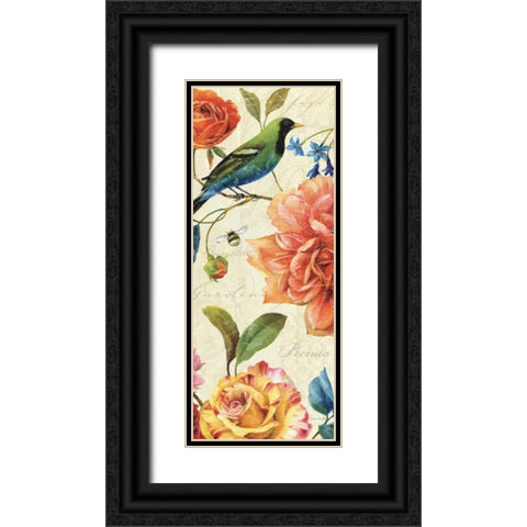 Rainbow Garden VI - Cream Black Ornate Wood Framed Art Print with Double Matting by Audit, Lisa