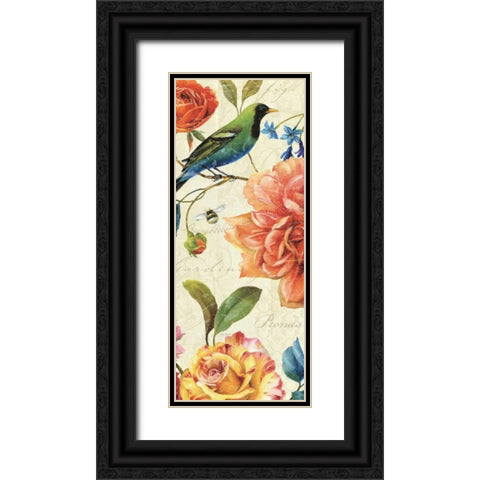 Rainbow Garden VI Black Ornate Wood Framed Art Print with Double Matting by Audit, Lisa