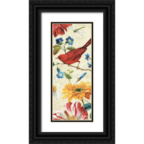 Rainbow Garden VII Black Ornate Wood Framed Art Print with Double Matting by Audit, Lisa