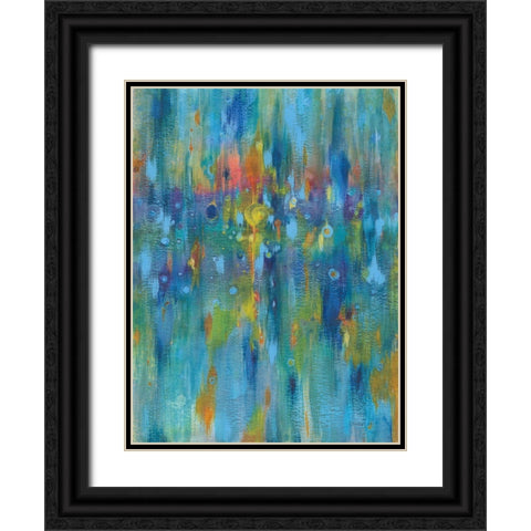 Electrified Black Ornate Wood Framed Art Print with Double Matting by Nai, Danhui