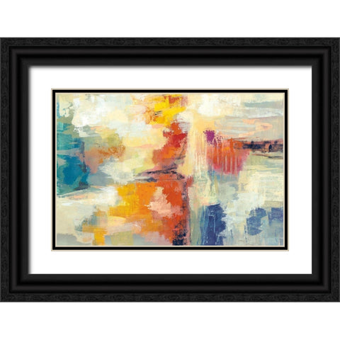Bright Coral Reef Black Ornate Wood Framed Art Print with Double Matting by Vassileva, Silvia
