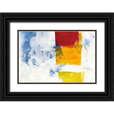 Breakout II Black Ornate Wood Framed Art Print with Double Matting by Schick, Mike