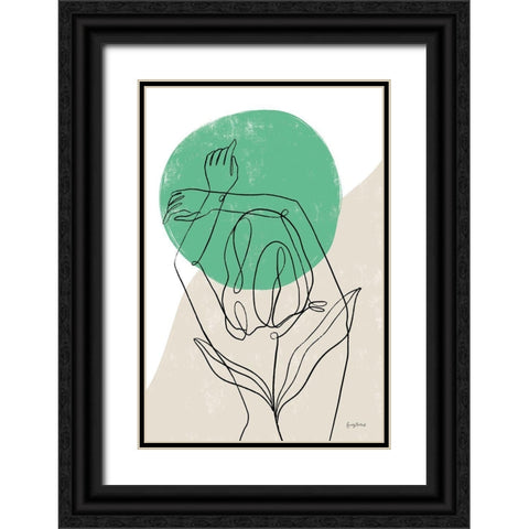 Planted IV Black Ornate Wood Framed Art Print with Double Matting by Thorns, Becky