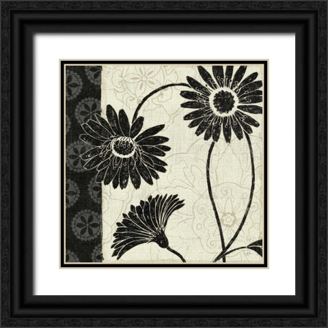 Influence I Black Ornate Wood Framed Art Print with Double Matting by Brissonnet, Daphne