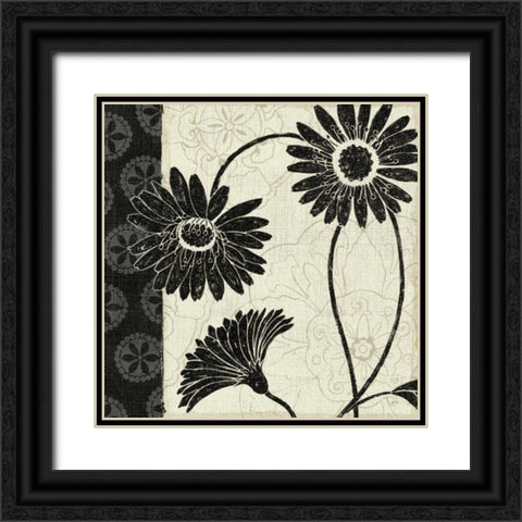 Influence I Black Ornate Wood Framed Art Print with Double Matting by Brissonnet, Daphne