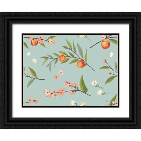 Sweet Life Step 01 Black Ornate Wood Framed Art Print with Double Matting by Penner, Janelle