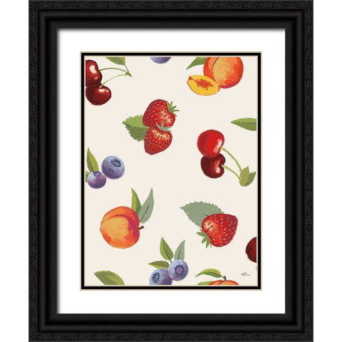 Sweet Life Step 05 Black Ornate Wood Framed Art Print with Double Matting by Penner, Janelle