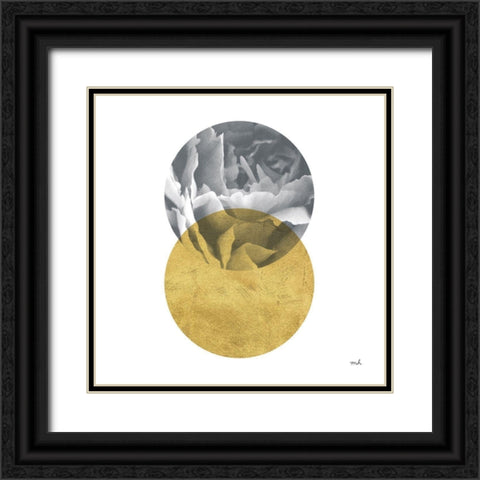 Blossoms I Gold Black Ornate Wood Framed Art Print with Double Matting by Hershey, Moira