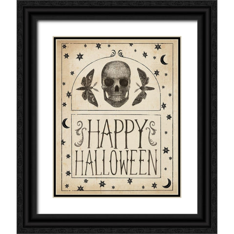 Hocus Pocus II Stars Black Ornate Wood Framed Art Print with Double Matting by Miller, Sara Zieve