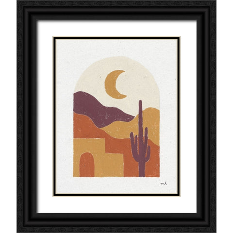 Desert Window I Black Ornate Wood Framed Art Print with Double Matting by Hershey, Moira