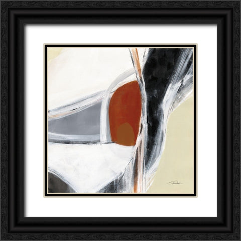 Terracotta Knot Black Ornate Wood Framed Art Print with Double Matting by Vassileva, Silvia
