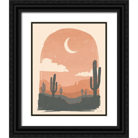 Desert II Black Ornate Wood Framed Art Print with Double Matting by Penner, Janelle