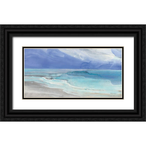 Grand View I Black Ornate Wood Framed Art Print with Double Matting by Hristova, Albena