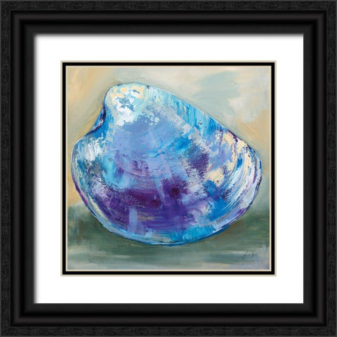 Beach Comber II Black Ornate Wood Framed Art Print with Double Matting by Vertentes, Jeanette