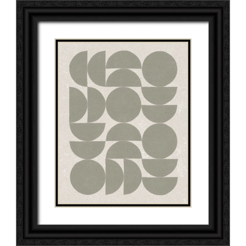 Make it Mod I Black Ornate Wood Framed Art Print with Double Matting by Hershey, Moira