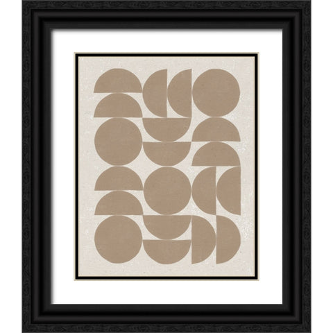 Make it Mod II Black Ornate Wood Framed Art Print with Double Matting by Hershey, Moira