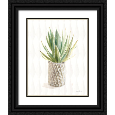 Desert Greenhouse XIX Black Ornate Wood Framed Art Print with Double Matting by Nai, Danhui