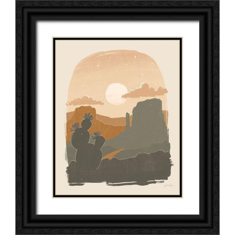 Warm Desert I Black Ornate Wood Framed Art Print with Double Matting by Penner, Janelle