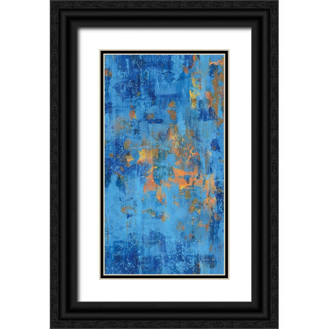 Exotic Elegance Pattern VI Crop Black Ornate Wood Framed Art Print with Double Matting by Nai, Danhui