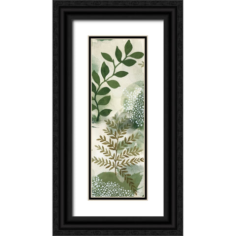 Woodland Walk VII Black Ornate Wood Framed Art Print with Double Matting by Horn, Laura